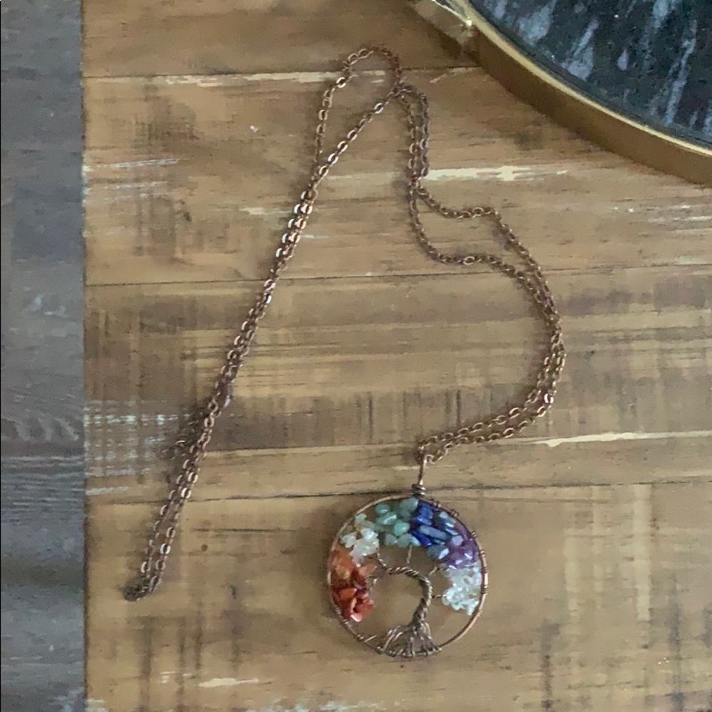 Boho Tree Necklace